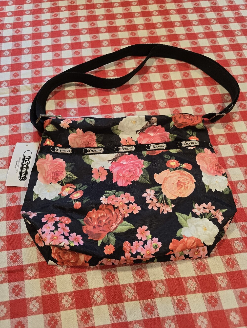 LeSportsac Womens Purse Small Cleo Crossbody Royal Rose